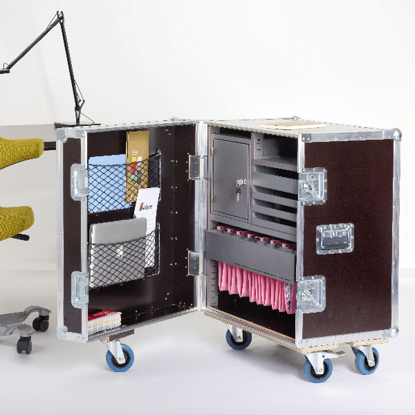 casier transportable Jules ouvert