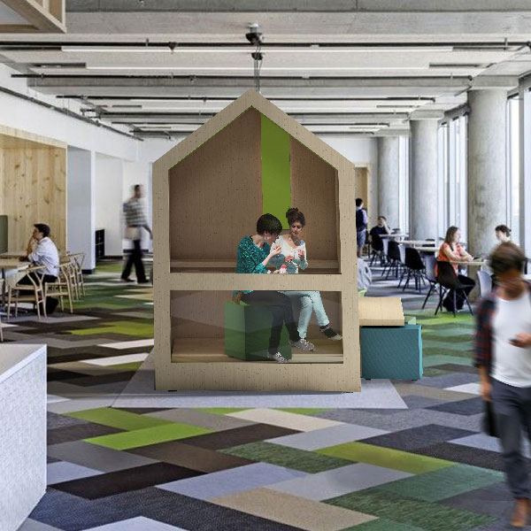 2 personne assises dans une cabane en bois Vendredi